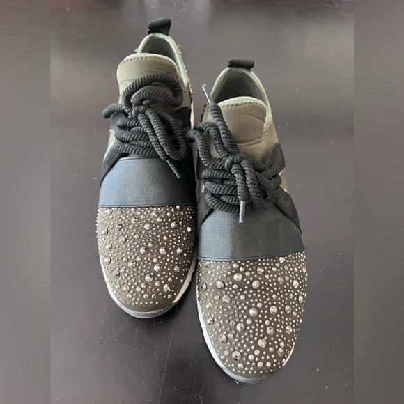 Carvela Olive Green Sneakers - women - Picture 1 of 6